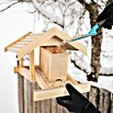 Windhager Vogelfutterhaus Rastkogel (40 x 33 x 25 cm, Natur, Holz, Kiefer) | BAUHAUS