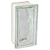Bloque de vidrio ondulado (Transparente, Decorativo, 8 x 9 x 19 cm, Rectangular) | BAUHAUS