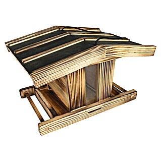 Windhager Vogelfutterhaus Canteen XL (L x B x H: 29 cm x 38 cm x 23,5 mm, Braun, Kiefer)