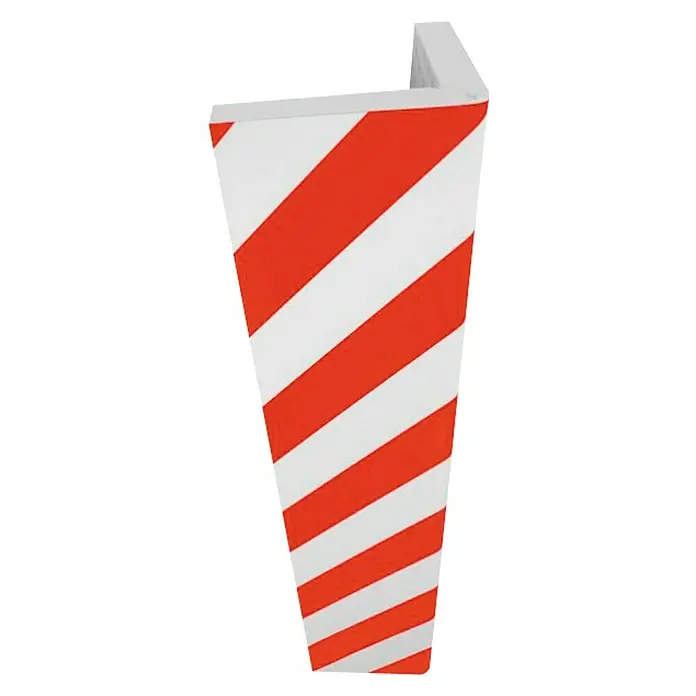 Banda de gomaespuma PU7325RB - L x An: 73 x 30 cm - Baliza de peligro con rayas rojas y blancas. La baliza sirve para asegurar y marcar puntos de peligro.