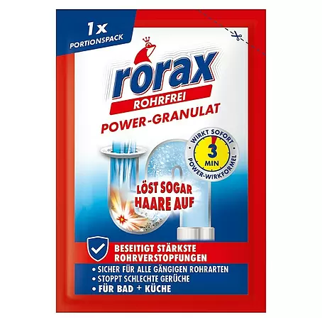 Rorax  Rohrreiniger Rohrfrei Power-Granulat