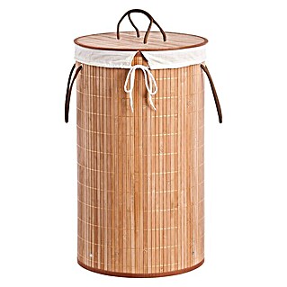 Cesta de ropa Bambú (35 x 35 x 60 cm, Natural)