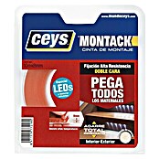 Ceys Cinta de montaje Montack Express Led (10 m x 8 mm)