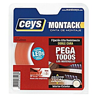 Ceys Cinta de montaje Montack Express Led (10 m x 8 mm)