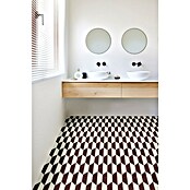 Beauflor PVC-Bodenbelag Meterware Calypso (Tile 05, Breite: 400 cm, Schwarz/Weiß) | BAUHAUS