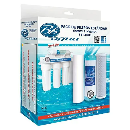 Bb agua  Pack de filtros de ósmosis