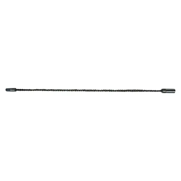 Stielverlängerung - Länge: 60 cm, Geeignet für: Profilbürstenkopf - Schwarze Kordel mit Metallenden, ideal für modische Accessoires und stilvolle Verzierungen. Vielseitig einsetzbar!