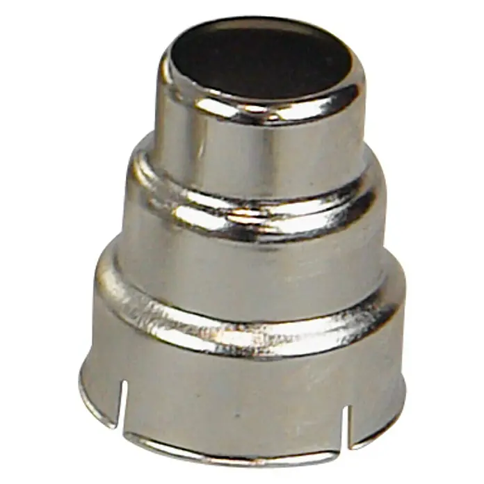 Stayer Pistola de aire caliente SU 650 EDK - 50 °C - 600 °C - Boquilla cromada con diseño escalonado y abertura negra en la parte superior, ideal para pistolas de calor.