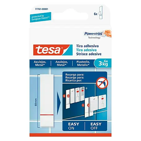 Tesa Powerstrips Tira autoadhesiva