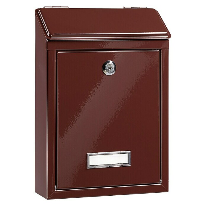 Burg-Wächter Favor Stenski poštni nabiralnik LB3  (Do x Š x V: 21 x 6 x 30 cm, Rjava, Jeklo) | 1347 - Briefkästen/Zeitungsboxen Metall | AAHE - Briefkästen/Zeitungsboxen | AAH - Sicherheit | AA - Eisenwaren | A - Eisenwaren | BAUHAUS