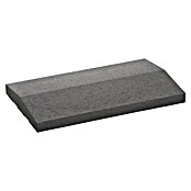 Mauerabdeckplatte Satteldach (Anthrazit, 50 x 30 cm, Beton)