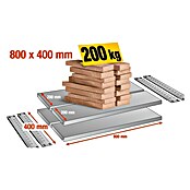 Scholz System Legplanken (800 x 400 mm, Draagkracht: 200 kg/verdieping)