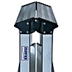 Krause Monto Stufen-Doppelleiter Dopplo (Arbeitshöhe: 2,4 m, Anzahl Tritte: 2 x 4 Stufen, Tiefe Stufen: 80 mm, Aluminium)