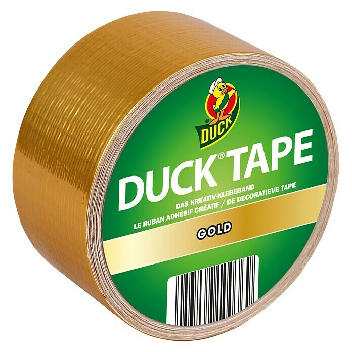 Duck Tape KreativklebebandGold, 9,1 m x 48 mm Front View