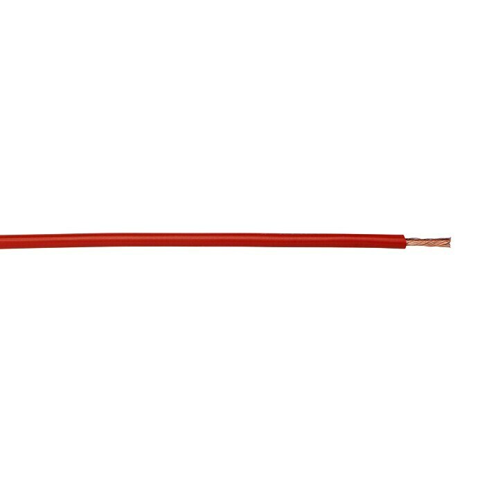 Aderleitung H07V-K 1x1,5 mm² (Anzahl Adern: 1, 1,5 mm², 10 m, Rot