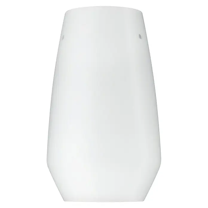 Paulmann URail 2Easy Lampenschirm Vento - Durchmesser: 17 cm, Opal, Glas, Rund - Nahaufnahme einer schlanken, weißen Vase mit einer glatten Oberfläche und einer eleganten, konischen Form.
