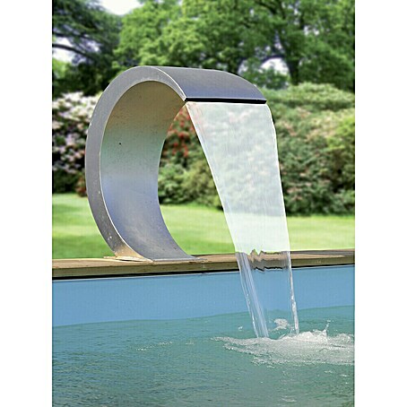 Ubbink Einbau-Wasserfall Mamba (32 x 30 x 54 cm, Edelstahl)