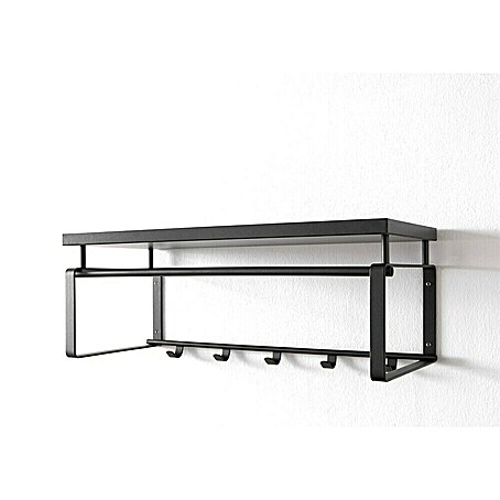 Spinder Design Garderobenleiste Rex 3 (L x B x H: 29 x 70 x 28 cm, Anzahl Haken: 5 Stk.)