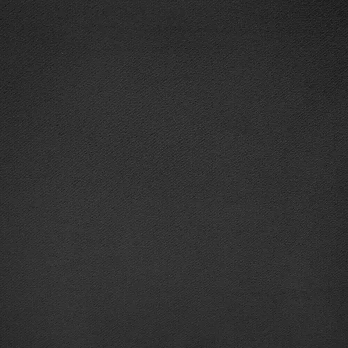 Elbersdrucke Verdunkelungsvorhang Midnight - 140 x 255 cm, 100 % Polyester, Schwarz - Feine schwarze Stofftextur, die eine dezente Eleganz und Vielseitigkeit für verschiedene Anwendungen bietet.