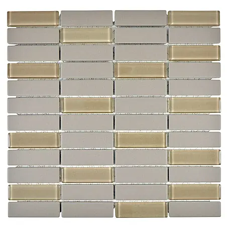 Mosaikfliese Stäbchen Mix CU ST G101