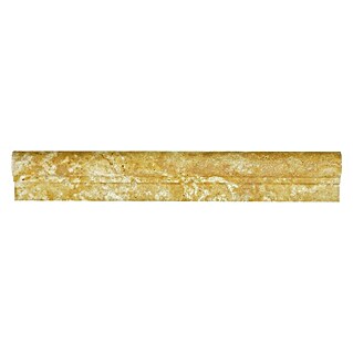 Fliesenbordüre Travertin PO 49348 (30,5 x 4,8 cm, Gold, Matt)