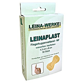 Leina-Werke Fingerkuppenverband (50 Stk., 4,5 x 8 cm, Wasserfest)