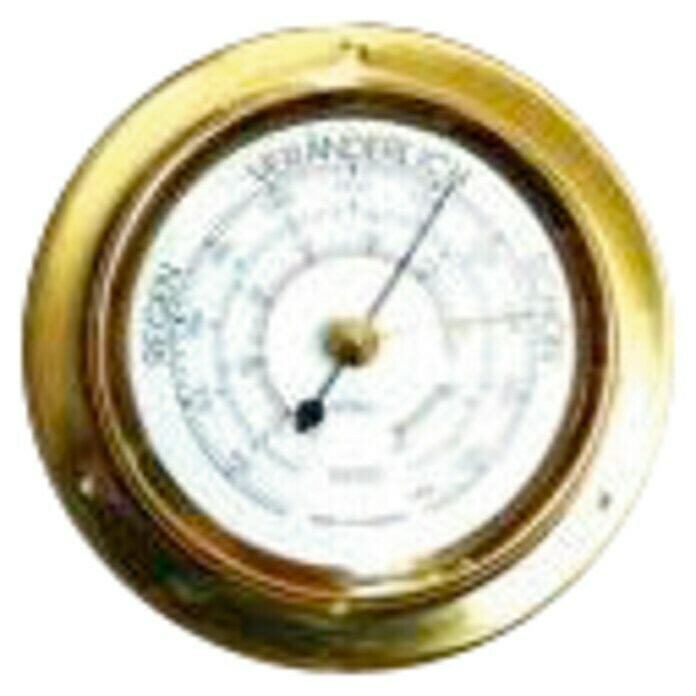 Barómetro para barco (Diámetro: 113 mm, Latón)