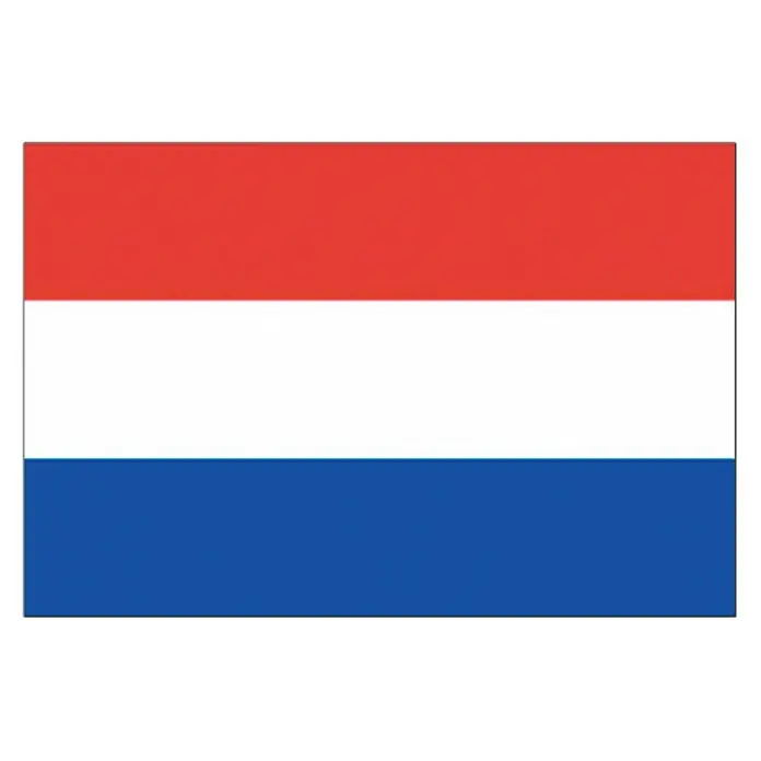 Bandera Holanda - 30 x 45 cm - Bandera de los Países Bajos. Los colores son rojo, blanco y azul de arriba a abajo y están dispuestos horizontalmente.
