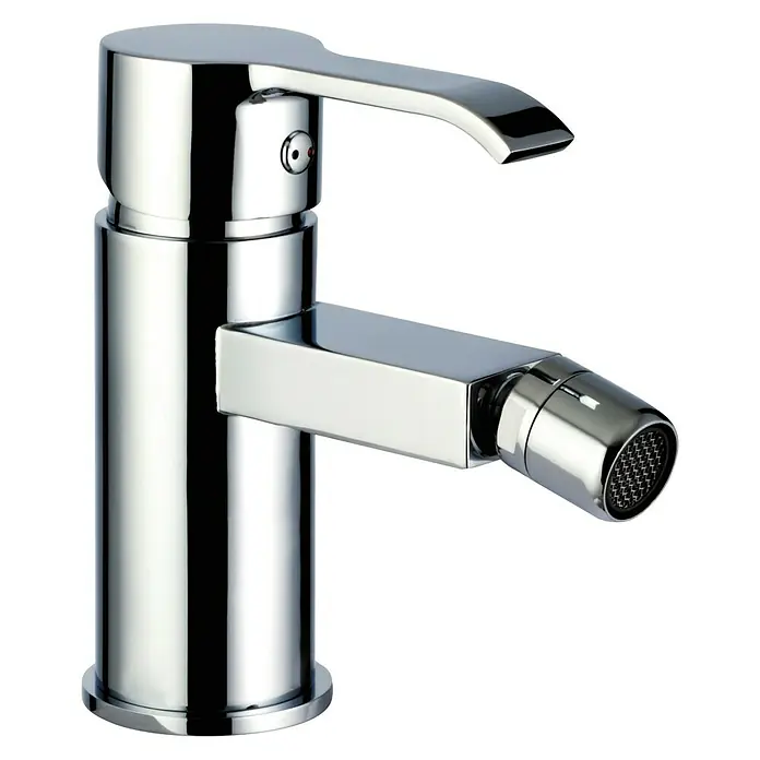Clever Neckar-X Grifo monomando de bidé - Cromo, Resplandeciente - Grifo de bidé cromado brillante con mezclador monomando, perfecto para baños modernos. Diseño elegante combinado con alta funcionalidad.