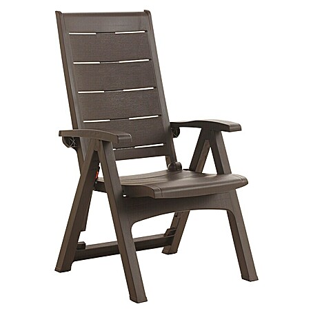 Sillón de posiciones Legno (Marrón, Polipropileno, Respaldo regulable)