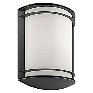 Philips Aplique exterior LED Antelope (6 W, L x An x Al: 8,9 x 19,9 x 26,9 cm, Negro, IP44)