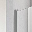 Camargue Vario Eckdusche S1+S15+S3 (115 x 90 x 195 cm, Stärke: 6 mm, Silber)