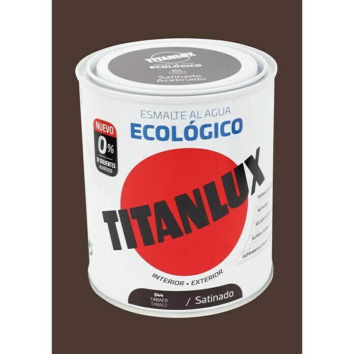 Titanlux Esmalte de color Eco (Tabaco, 750 ml, Satinado)