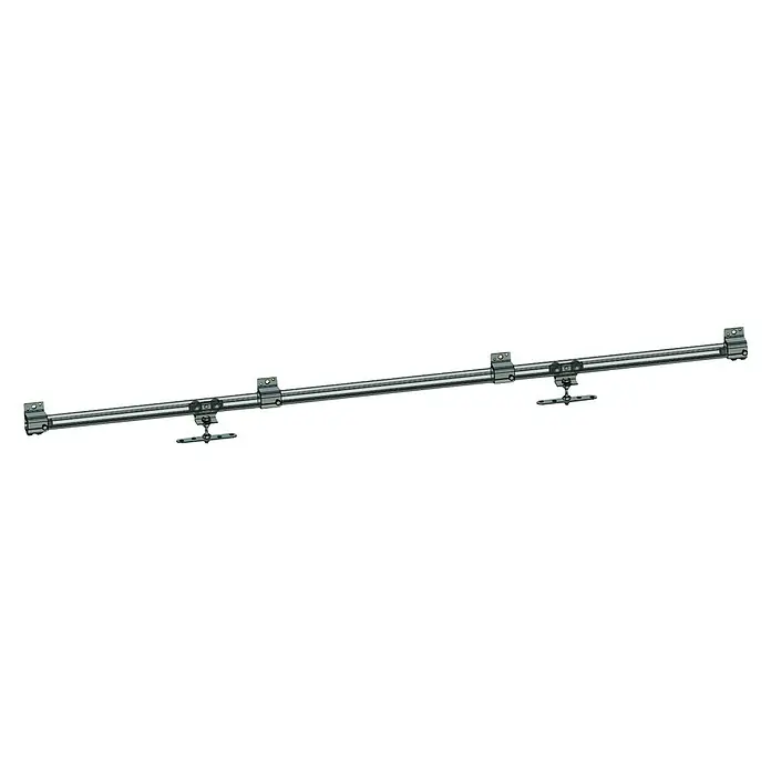 HBS Betz Schiebetorbeschlag Typ 30 - 200 cm, Traglast: 180 kg, Wandmontage, Einsatzbereich: Stallungen - Aufnahme für eine Haltestange, vielseitig einsetzbar und einfach zu montieren, mit variablen Befestigungspunkten für eine flexible Anpassung.