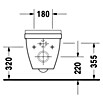 Duravit Starck 3 Wand-WC Comfort (Ohne WC-Sitz, 5 cm erhöht, Tiefspüler, Weiß)