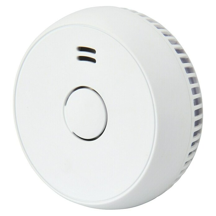 Funkrauchwarnmelder (Durchmesser: 12 cm, Batterielaufzeit: 1 Jahr, 85 dB)