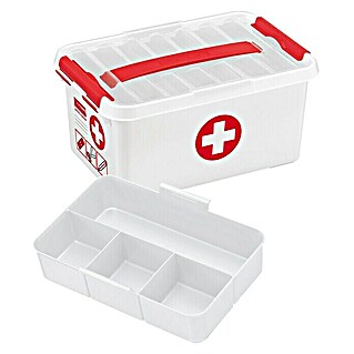Sunware Erste-Hilfe-Box Q-Line (L x B x H: 30 x 20 x 14 cm, Kunststoff)