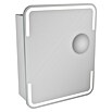 Camargue Stella LED-Spiegelschrank (B x H: 60 x 73,5 cm, Anschlag: Rechts, Mit abgerundeten Kanten, Spanplatte, Weiß)