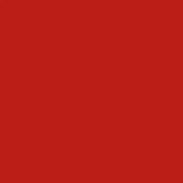 swingcolor Metall-Schutzlack - Feuerrot, 750 ml, Seidenglänzend - Ein leuchtend rotes Farbflächenbild, ideal für Hintergründe oder zur Hervorhebung von Texten. Der intensive Farbton zieht sofort die Aufmerksamkeit auf sich.