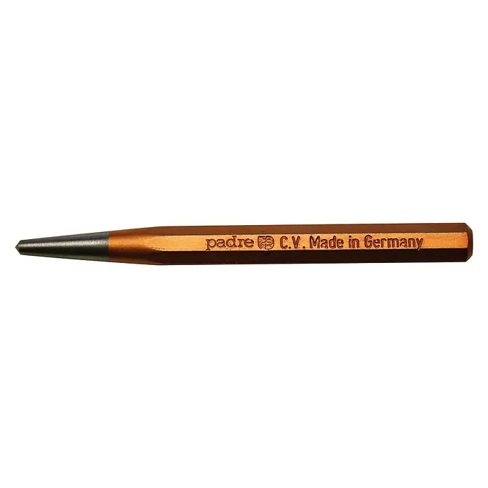 Wisent Körner - 150 mm, 8-Kant - Ein Padre C.V. Durchschlag, hergestellt in Deutschland. Ideal zum präzisen Setzen von Körnerpunkten oder zum Austreiben von Stiften.