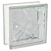 Bloque de vidrio ondulado (Transparente, Decorativo, 8 x 19 x 19 cm, Cuadrado) | BAUHAUS