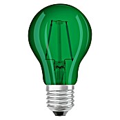 Osram Star LED-Leuchtmittel (1,6 W, E27, Lichtfarbe: Grün, Nicht Dimmbar, Birnenform)
