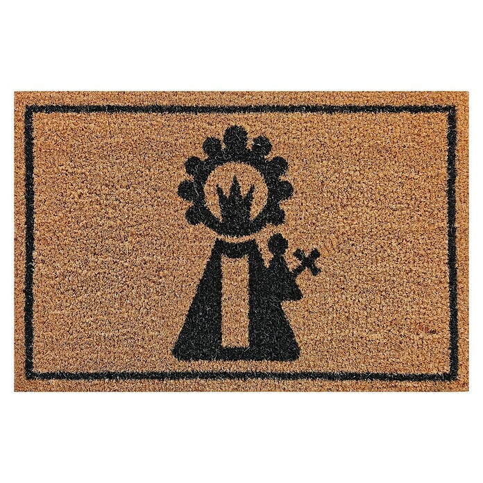 Felpudo Virgen Desamparados (60 x 40 cm, Natural) | BAUHAUS