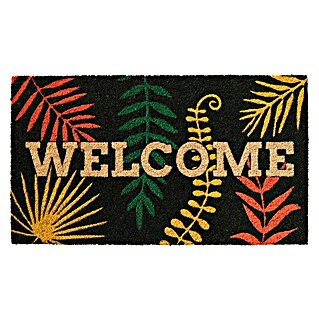 Felpudo de coco Welcome Tropic (Multicolor, 70 x 40 cm)