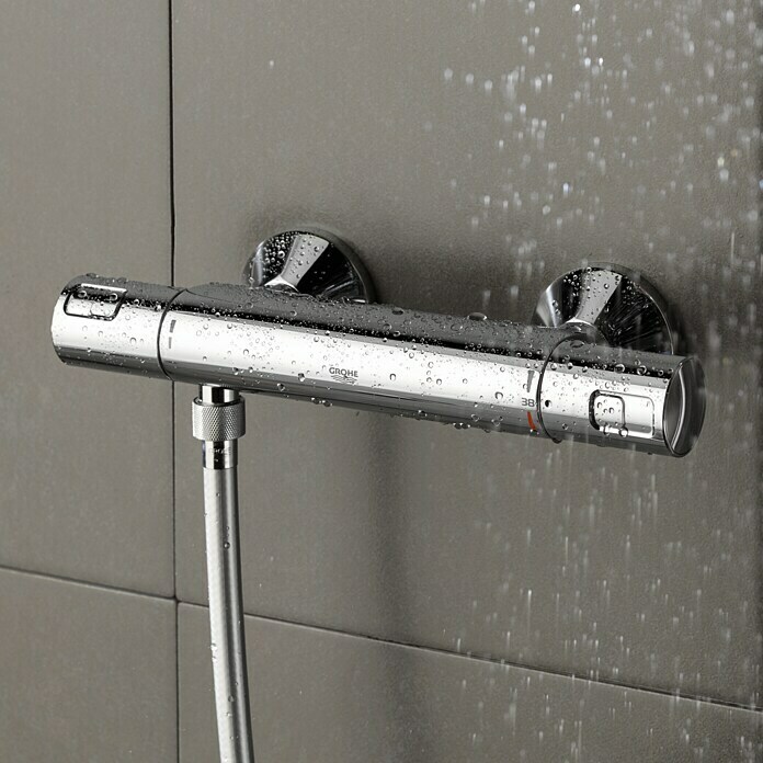 Grohe Grifo termostático de ducha (Cromo, Brillante)