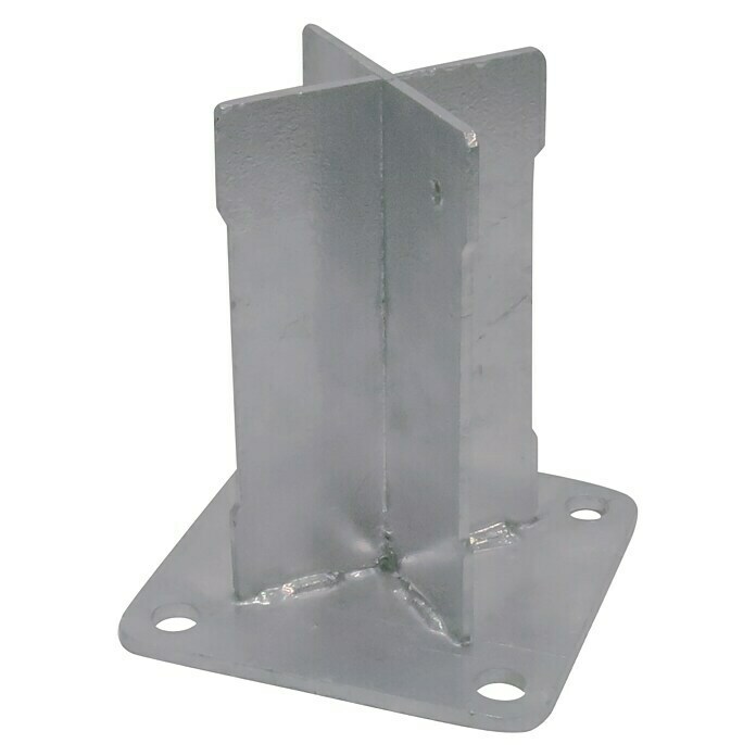 Nortene Base para poste Basfix Floor (Efecto aluminio, Vallados)