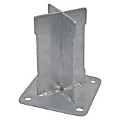 Nortene Base para poste Basfix Floor (Efecto aluminio, Vallados)