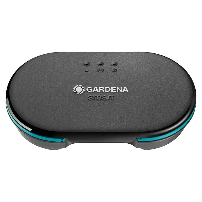 Gardena Smart system Bewässerungssteuerung - Netzbetrieben, 1 -tlg., Passend für: Gardena smart System Sets, Gardena Bewässerungsventil 24 V, Gardena smart Sensor - Das Gardena Smart Gateway ist das Herzstück des Gardena Smart Systems und ermöglicht die kabellose Verbindung aller Geräte im Garten.