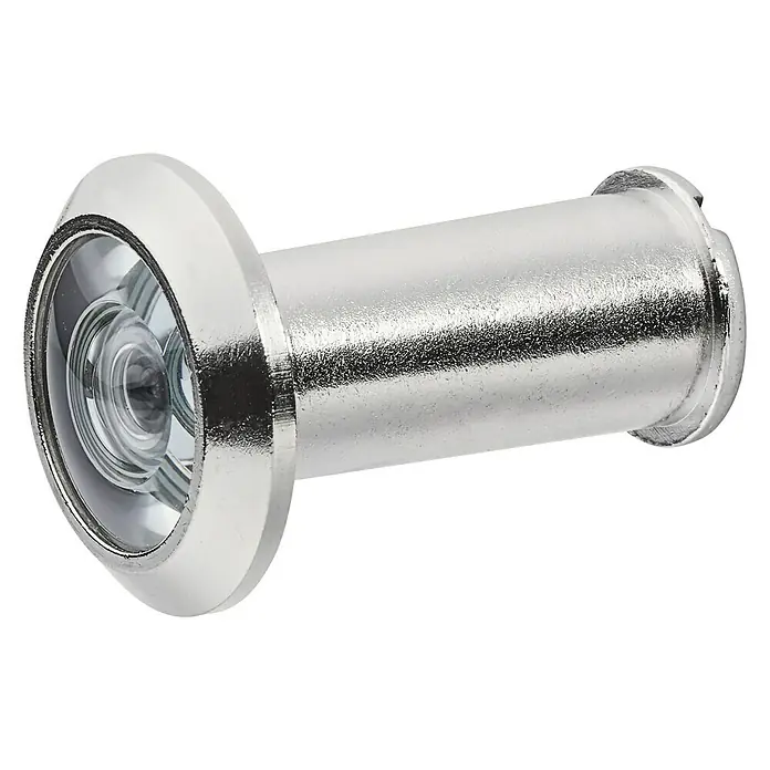 Abus Türspion - Weiß, Messing, Stärke Tür: 36 mm - 105 mm - Türspion aus Metall mit einer Linse, die eine klare Sicht ermöglicht.