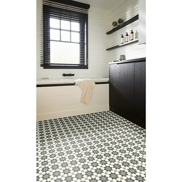 Beauflor PVC-Bodenbelag Meterware Artemis (Tile 06, Breite: 400 cm, Grau/Beige) | BAUHAUS